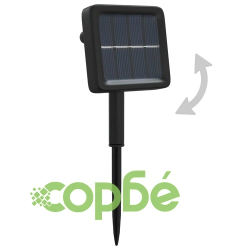 Соларни лампички 2 бр 2х200 LED топло бяло за закрито/открито ➤ топ цена ➤ sorbe.bg