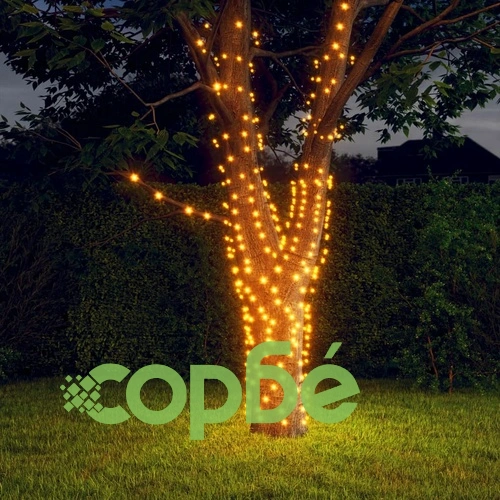 Соларни лампички 2 бр 2х200 LED топло бяло за закрито/открито ➤ топ цена ➤ sorbe.bg