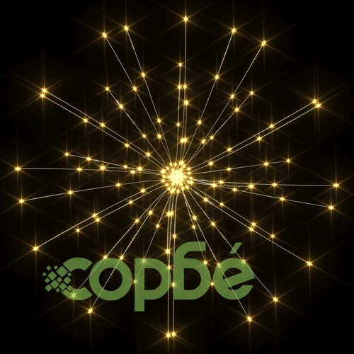 Външни коледни светещи фойерверки 2 бр топло бели 20 см 280 LED ➤ топ цена ➤ sorbe.bg