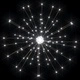 Външни коледни фойерверки 4 бр студено бели 20 см 560 LED
