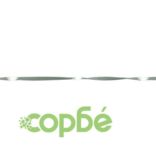 Коледно дърво с метален стълб, 500 LED, студено бяло, 3 м ➤ топ цена ➤ sorbe.bg