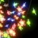 Коледно дърво, 600 разноцветни LED, разцъфнала череша, 300 см