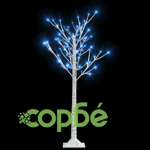 Коледно дърво 120 LED 1,2 м синьо върба закрито/открито ➤ топ цена ➤ sorbe.bg
