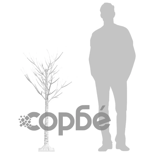 Коледно дърво 120 LED 1,2 м цветно върба закрито/открито ➤ топ цена ➤ sorbe.bg