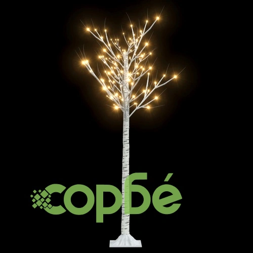 Коледно дърво 140 LED 1,5 м топло бяло върба за закрито/открито ➤ топ цена ➤ sorbe.bg