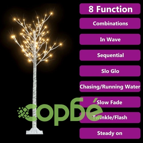 Коледно дърво 140 LED 1,5 м топло бяло върба за закрито/открито ➤ топ цена ➤ sorbe.bg