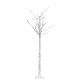 Коледно дърво 140 LED 1,5 м топло бяло върба за закрито/открито