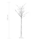 Коледно дърво 140 LED 1,5 м топло бяло върба за закрито/открито