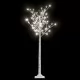 Коледно дърво 140 LED 1,5 м студено бяло върба закрито/открито