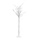 Коледно дърво 140 LED 1,5 м студено бяло върба закрито/открито