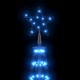 Коледна елха конус синя 400 LED декорация 100x360 см