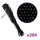 Коледна светеща мрежа цветна 3x2 м 204 LED за закрито/открито