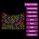 Коледна светеща мрежа цветна 3x2 м 204 LED за закрито/открито