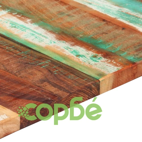 Правоъгълен плот за маса 60x120 см 25-27 мм регенериран масив ➤ топ цена ➤ sorbe.bg