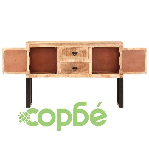 Бюфет, 110x30x74 см, грубо мангово дърво ➤ топ цена ➤ sorbe.bg