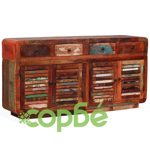 Бюфет, 150x30x75 см, регенерирано дърво масив  ➤ топ цена ➤ sorbe.bg