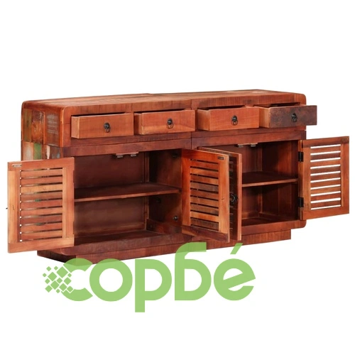 Бюфет, 150x30x75 см, регенерирано дърво масив  ➤ топ цена ➤ sorbe.bg