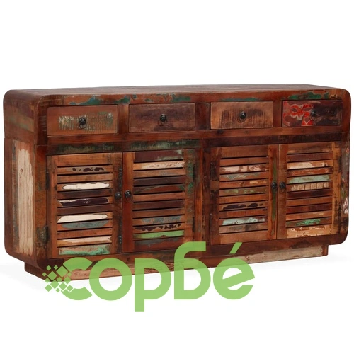 Бюфет, 150x30x75 см, регенерирано дърво масив  ➤ топ цена ➤ sorbe.bg