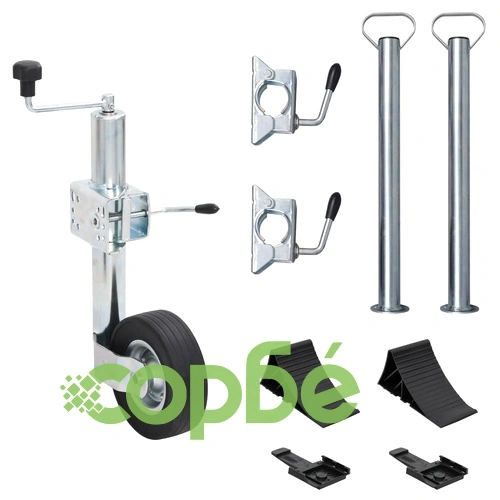 Крик за ремарке 60 мм с 2 опорни тръби и 3 скоби ➤ топ цена ➤ sorbe.bg