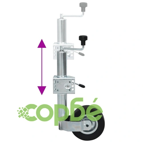 Крик за ремарке 60 мм със скоба и клинове за колела ➤ топ цена ➤ sorbe.bg