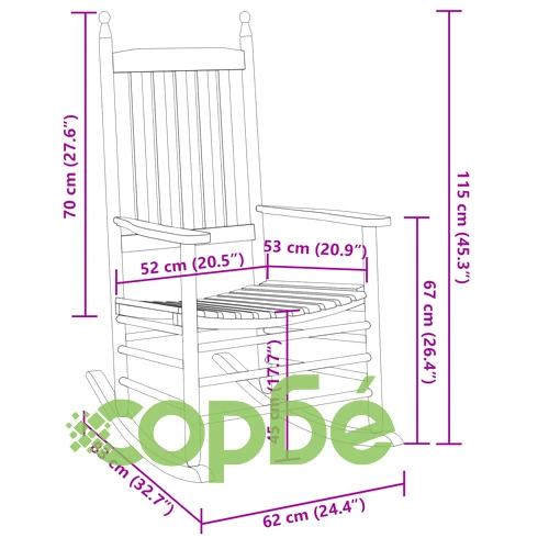 Люлеещи се столове с извити седалки 2 бр черен масивна топола ➤ топ цена ➤ sorbe.bg