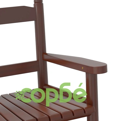 Люлеещи се столове за деца 2 бр кафяв масивно дърво топола ➤ топ цена ➤ sorbe.bg