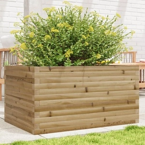 Градинска кашпа 90x60x46 см импрегниран бор