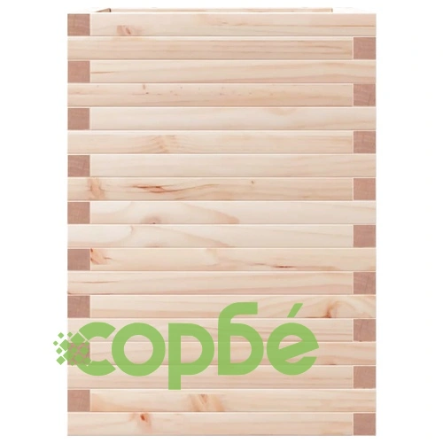 Градинска кашпа 50x50x68,5 см масивна борова дървесина ➤ топ цена ➤ sorbe.bg