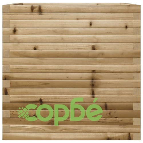 Градинска кашпа, 70x70x68,5 см, импрегнирано борово дърво ➤ топ цена ➤ sorbe.bg