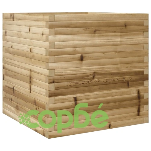Градинска кашпа, 70x70x68,5 см, импрегнирано борово дърво ➤ топ цена ➤ sorbe.bg