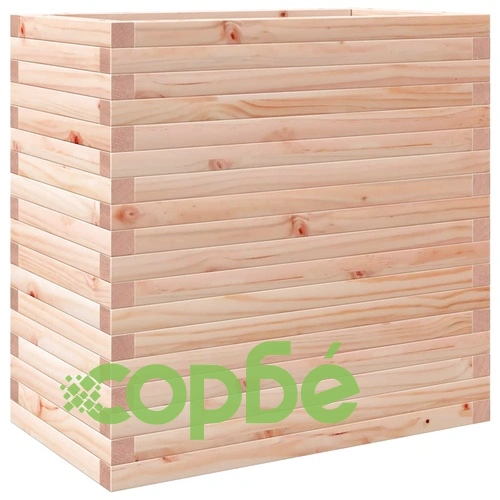 Градинска кашпа 70x40x68,5 см масивна борова дървесина ➤ топ цена ➤ sorbe.bg