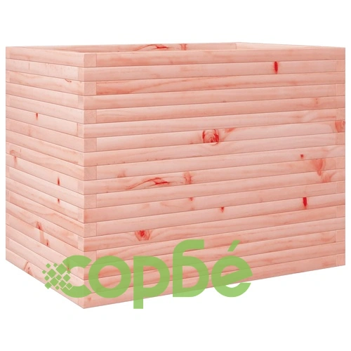 Градинска кашпа, 90x60x68,5 см, масивна дугласка дървесина ➤ топ цена ➤ sorbe.bg