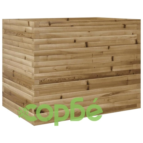 Градинска кашпа, 90x60x68,5 см, импрегнирано борово дърво ➤ топ цена ➤ sorbe.bg