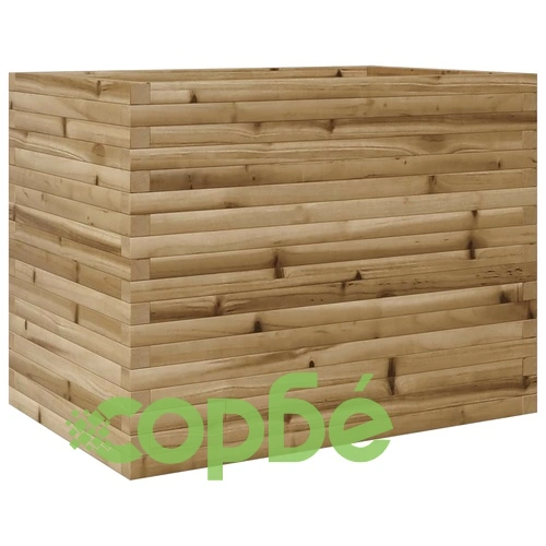 Градинска кашпа, 90x60x68,5 см, импрегнирано борово дърво ➤ топ цена ➤ sorbe.bg
