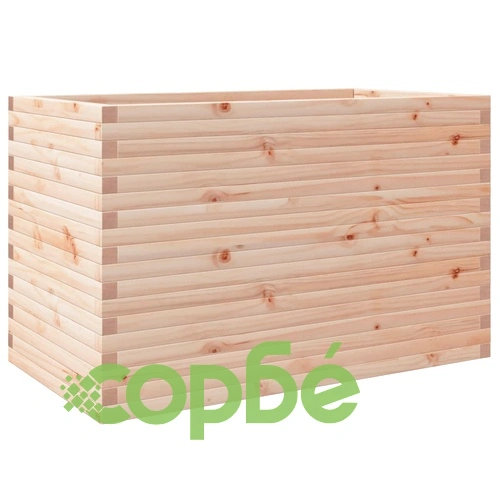 Градинска кашпа 110x60x68,5 см масивна борова дървесина ➤ топ цена ➤ sorbe.bg