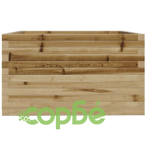 Градинска кашпа 80x80x49,5 см импрегниран бор на топ цена от sorbe.bg Градинска кашпа 80x80x49,5 см импрегниран бор ➤ топ цена ➤ sorbe.bg