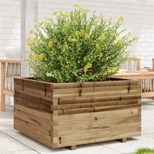 Градинска кашпа 80x80x49,5 см импрегниран бор