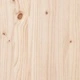Градинска кашпа 100x100x49,5 см масивна борова дървесина