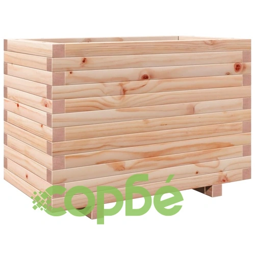 Градинска кашпа 70x40x49,5 см масивна борова дървесина ➤ топ цена ➤ sorbe.bg