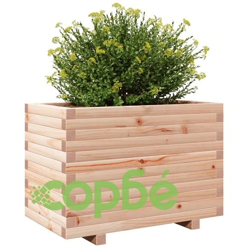 Градинска кашпа 70x40x49,5 см масивна борова дървесина ➤ топ цена ➤ sorbe.bg