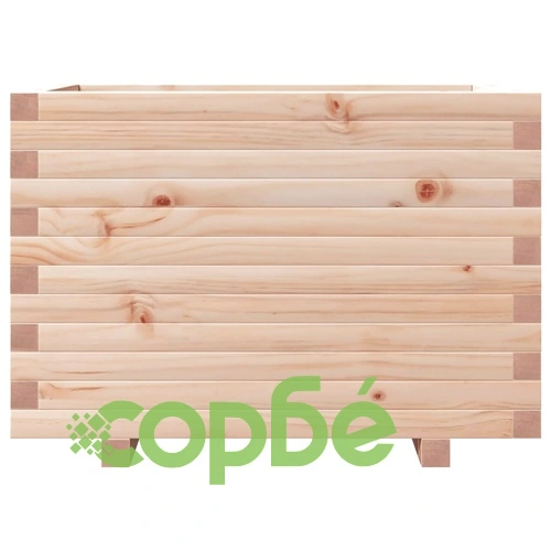 Градинска кашпа 70x40x49,5 см масивна борова дървесина ➤ топ цена ➤ sorbe.bg