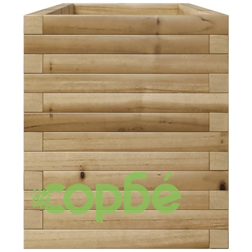 Градинска кашпа 110x40x49,5 см импрегниран бор ➤ топ цена ➤ sorbe.bg