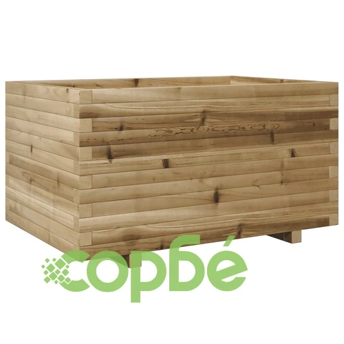 Градинска кашпа, 90x60x49,5 см, импрегнирано борово дърво ➤ топ цена ➤ sorbe.bg