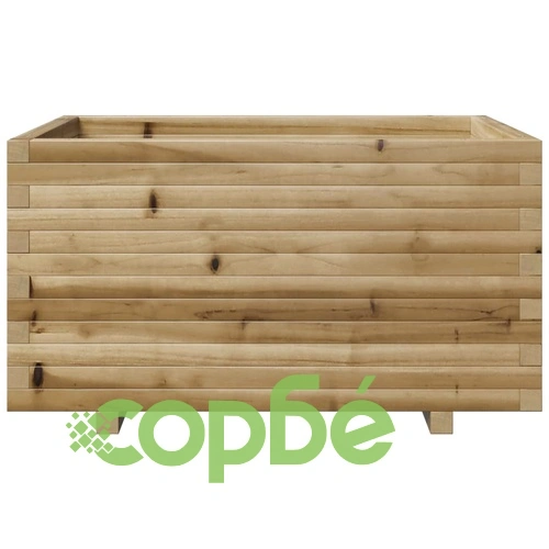 Градинска кашпа, 90x60x49,5 см, импрегнирано борово дърво ➤ топ цена ➤ sorbe.bg