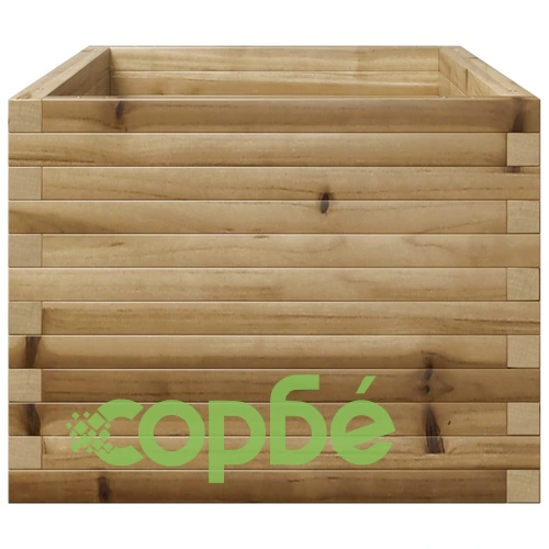 Градинска кашпа, 90x60x49,5 см, импрегнирано борово дърво ➤ топ цена ➤ sorbe.bg
