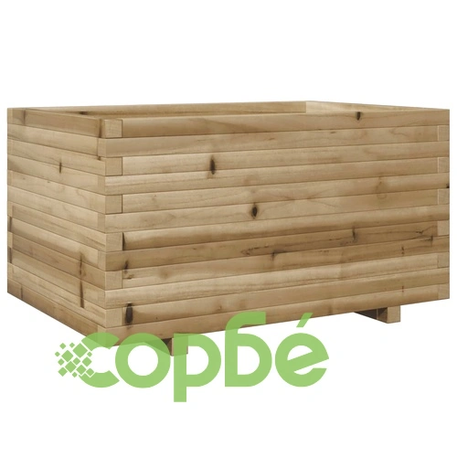 Градинска кашпа, 90x60x49,5 см, импрегнирано борово дърво ➤ топ цена ➤ sorbe.bg