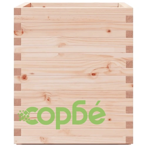 Градинска кашпа 60x60x72,5 см масивна борова дървесина ➤ топ цена ➤ sorbe.bg