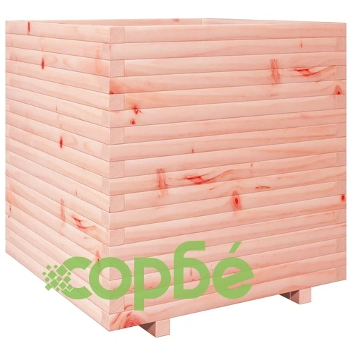 Градинска кашпа, 70x70x72,5 см, масивна дугласка дървесина ➤ топ цена ➤ sorbe.bg
