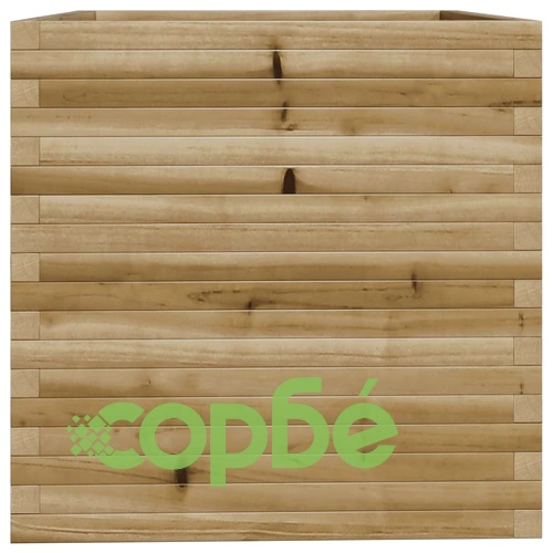 Градинска кашпа, 70x70x72,5 см, импрегнирано борово дърво ➤ топ цена ➤ sorbe.bg