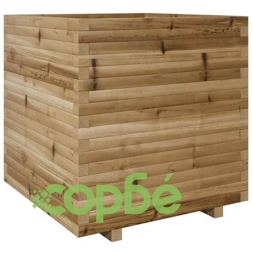 Градинска кашпа, 70x70x72,5 см, импрегнирано борово дърво ➤ топ цена ➤ sorbe.bg
